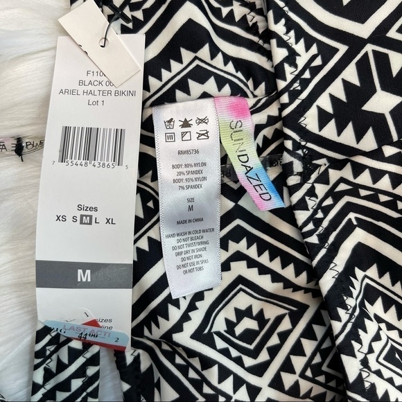 NWT Sundazed Ariel Halter Wrap Aztec Bikini Md - Picture 10 of 14